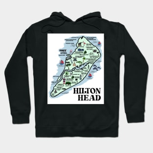 Hilton Head Map Hoodie